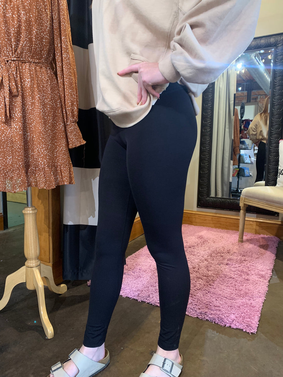 tummy tuck leggings in brown – sugar love boutique