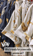 Load image into Gallery viewer, Cheetah Pajama Silk Set