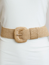 Load image into Gallery viewer, Rafia Stretch Belt