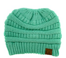 Load image into Gallery viewer, CC Messy Bun Beanie
